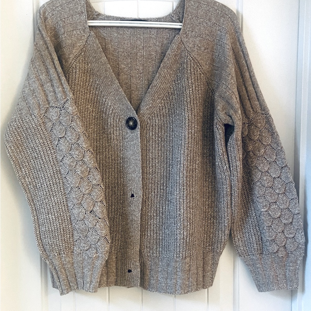 Cozy Brown Knit Sweater